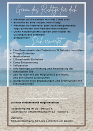 Yoga und Entschleunigung am Meer