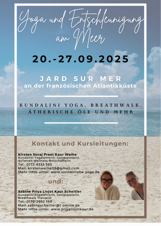 Yoga und Entschleunigung am Meer